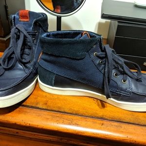 Mens Aldo blue high top sneakers